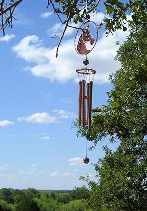 Windchimes in Union Valley Texas 