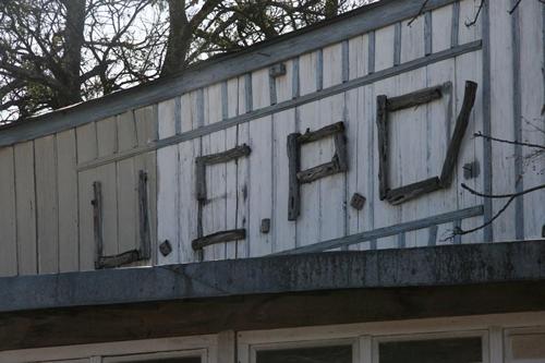 US post office old sign