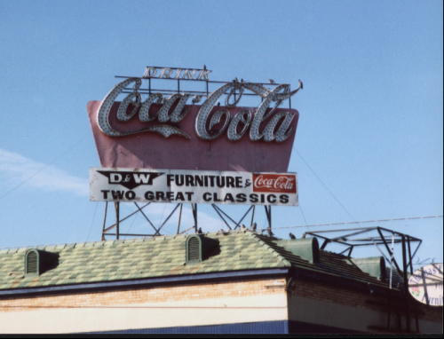 Coca Cola sign in Abilene, Texas