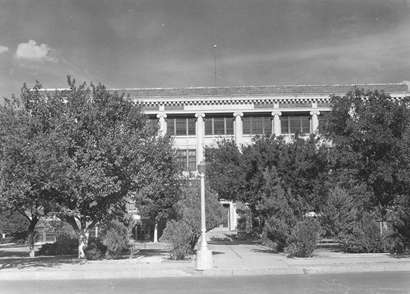 Abilene Texas former Taylor County Courthouse old photo