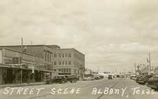 Albany, Texas street scene