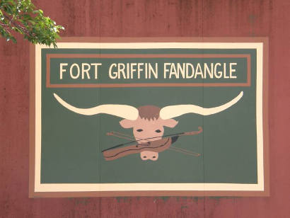 Albany Tx - Fort Griffin Fandangle Sign