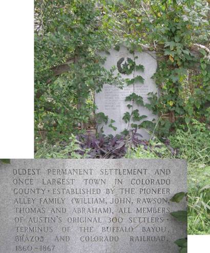 Alleyton Tx 1936 Centennial Marker