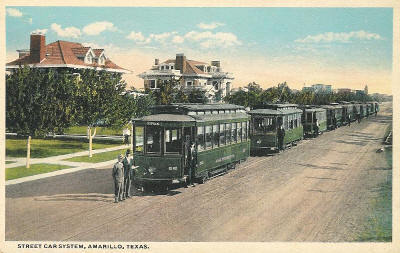 Amarillo Texas Polk Street Trolleys