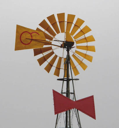 Amarillo Tx - Golden Windmill