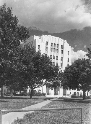 Amarillo TX - 1932 Potter County Courthouse old photo