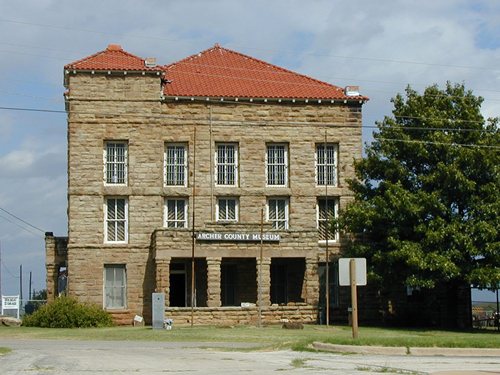 Archer County Museum, Former Archer County jail, Archer City Texas