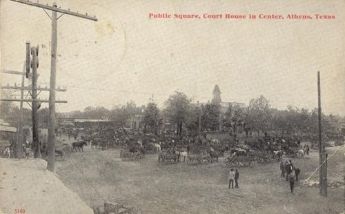 Athens Texas courthouse square