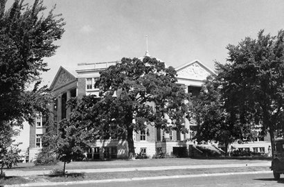 Henderson County courthouse, Athens,  Texas old photo