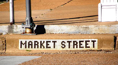 Baird Tx Baird TX - Tiled Market Street Sign