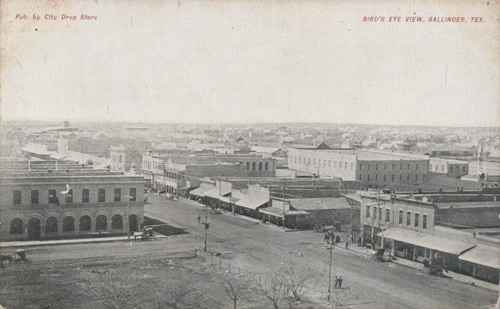 Ballinger TX - Bird's Eye View