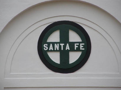 Ballinger, Texas Santa Fe Depot Logo