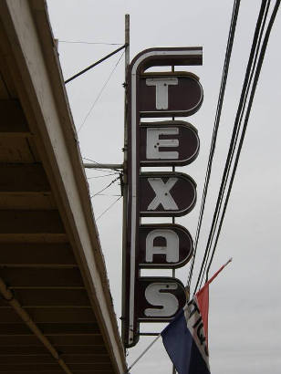 Ballinger Tx - T exas Theater neon