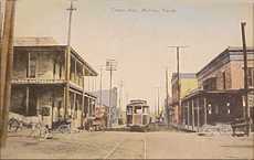 Cross Avenue, Belton, Texas street scene