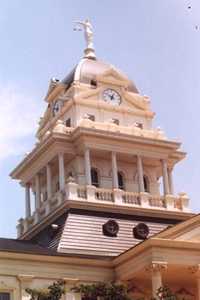 Bell County Courthouse tower, Belton, Texas