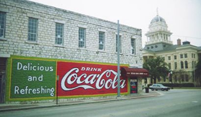 Coca Cola sign, Belton, Texas