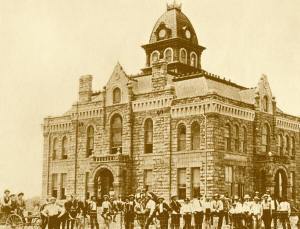 The 1888 Knox County Courthouse, Benjamin, Texas