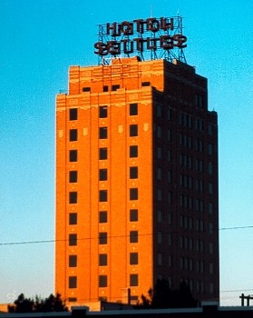 Big Spring TX - Settles Hotel today