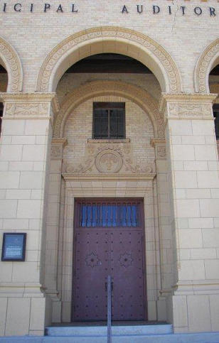 Big Spring TX - Municipal Auditorium front entrance