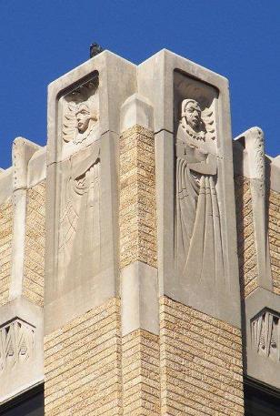 Big Spring, Texas - Petroleum Building architectural details 