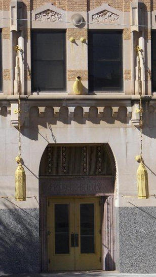 Big Spring, Texas - Petroleum Building  front  details