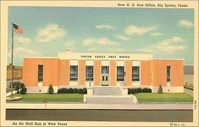 Big Spring Post Office, Big Spring, Texas