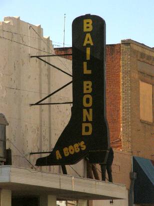 Big Spring Tx Bail Bond Sign