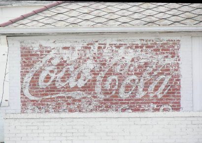 TX - Big Spring former Coca-Cola Plant Ghost Sign