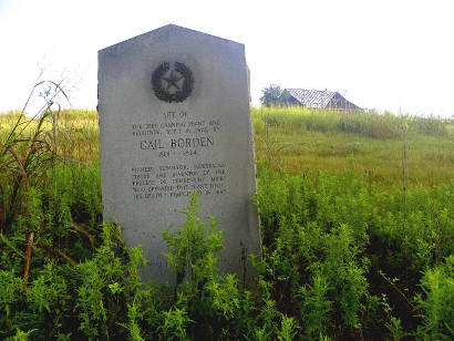 Colorado County Tx - Borden Plant 1936 Texas Centennial Marker