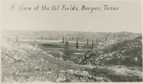 Borger TX - View of oil fields