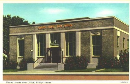 post office in Brady, Texas