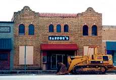 Old theatre building in Brady, Texas