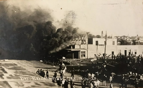 Breckenridge TX Fire December 4, 1920 