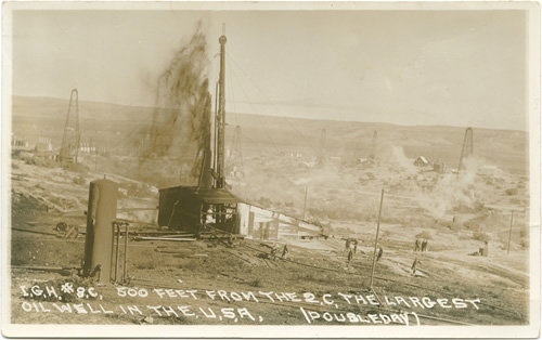 Breckenridge, TX - Largest Oil Well in  USA