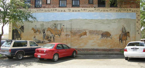 Breckenridge, TX - Cowboy mural