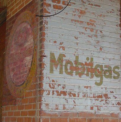 Brenham TX Ghost Sign Mobilgas