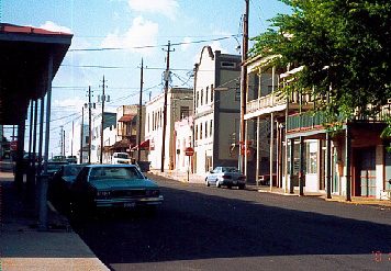 Brenham Texas streetscape