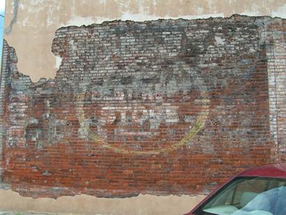 Ghost sign in Brownwood Texas