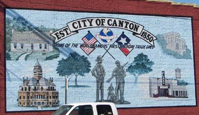 City of Canton Texas mural 