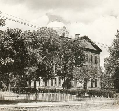 Columbus Texas Colorado County Courthouse Texas 1939  vintage photo