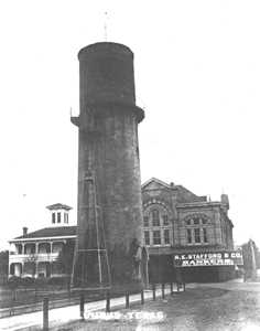 Columbus Texas tower and Columbus opera house