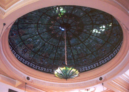 TX Colorado County Courthouse Courtroom Skylight