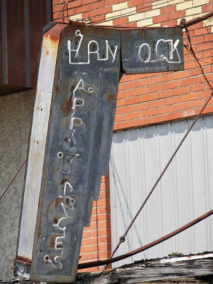 Coolidge, Texas - Hancock Appliances old neon sign