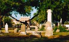 Bayside cemetery view, Corpus Christi, Texas