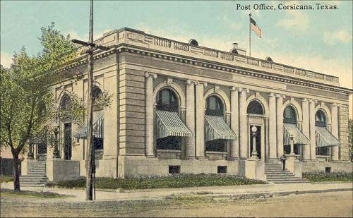 Corsicana Texas -  US Post Office