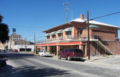  E. Losoya St Del Rio courthouse square showing  Boswell Hotel