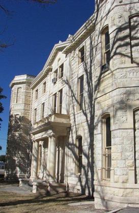 Val Verde County courthouse close-up, Del Rio, Texas