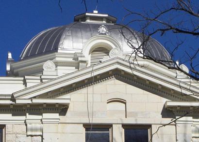 Val Verde County courthouse dome, Del Rio, Texas