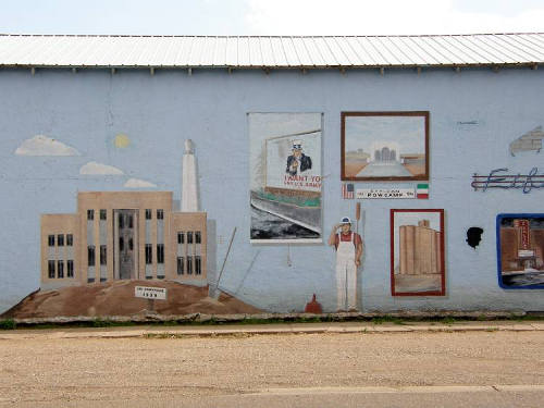 Dimmitt Tx -  Historical Wall Mural