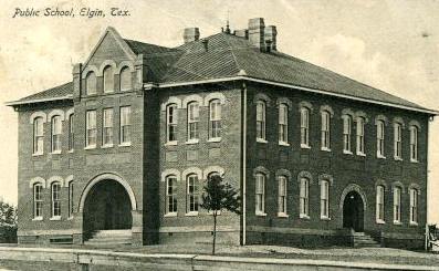 Public school, Elgin, Texas, early  1900s